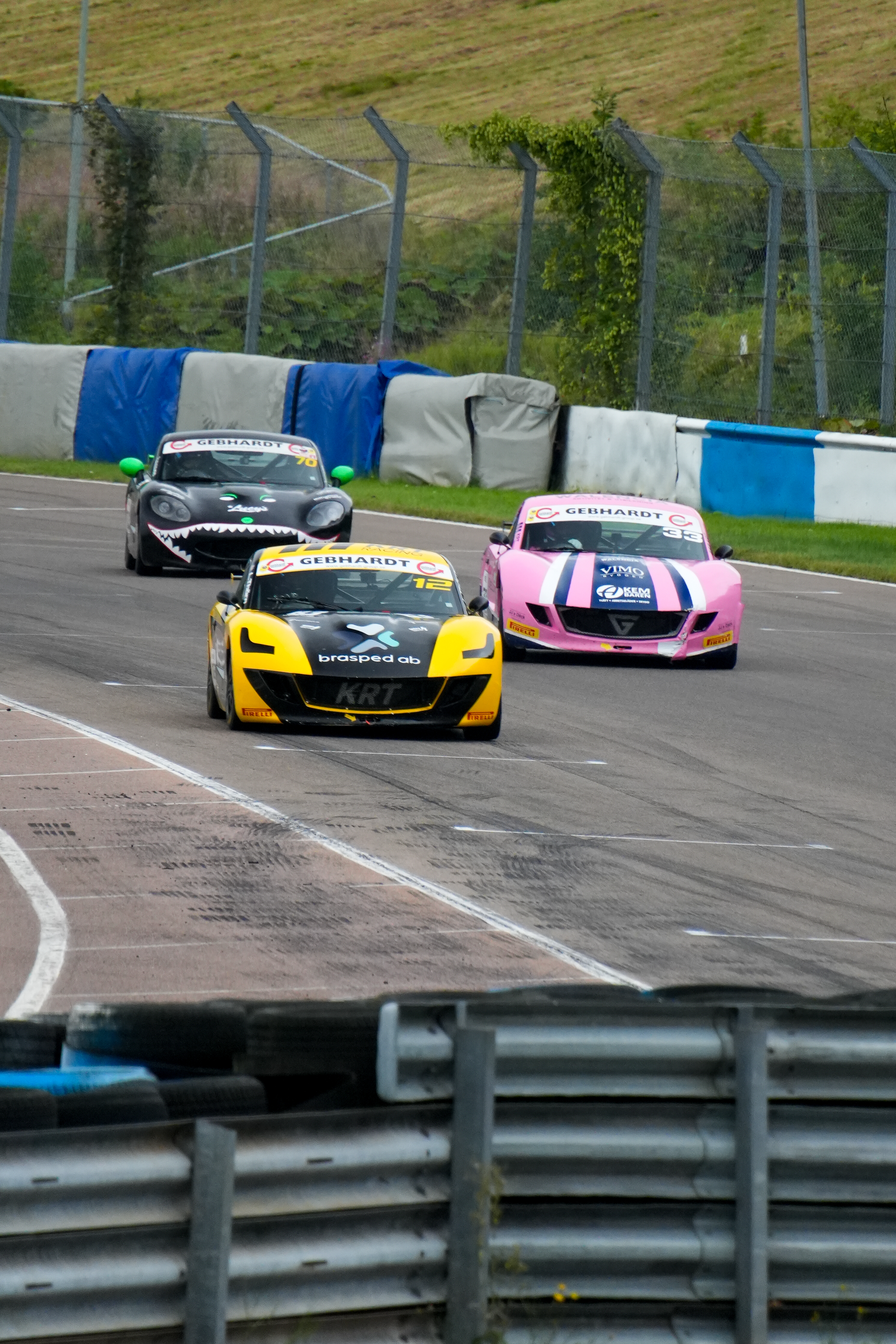 Ginetta GT5 Challenge car racing on track